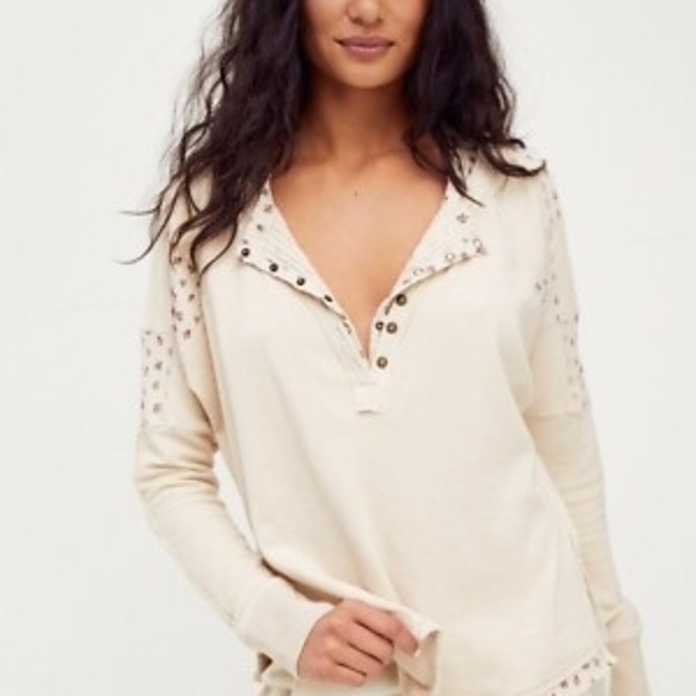Free People Heart To Heart Henley Top